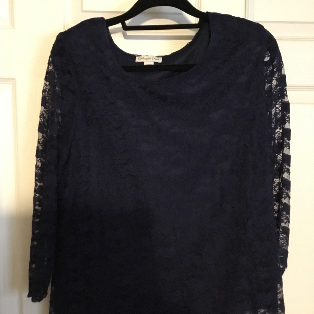 Coldwater Creek lace top and skirt